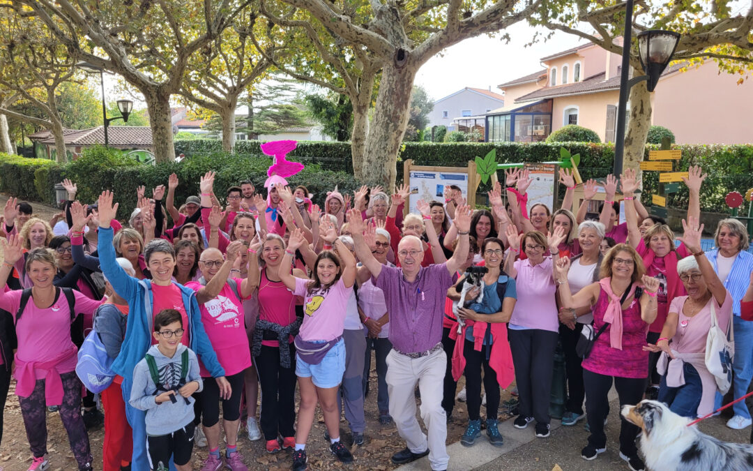 Retour en images sur la marche solidaire pour Octobre Rose