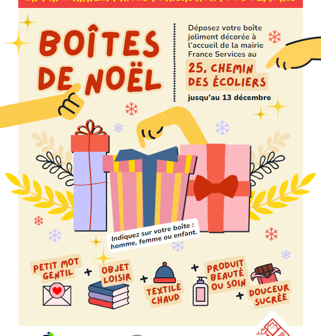 Collecte de boîtes solidaires